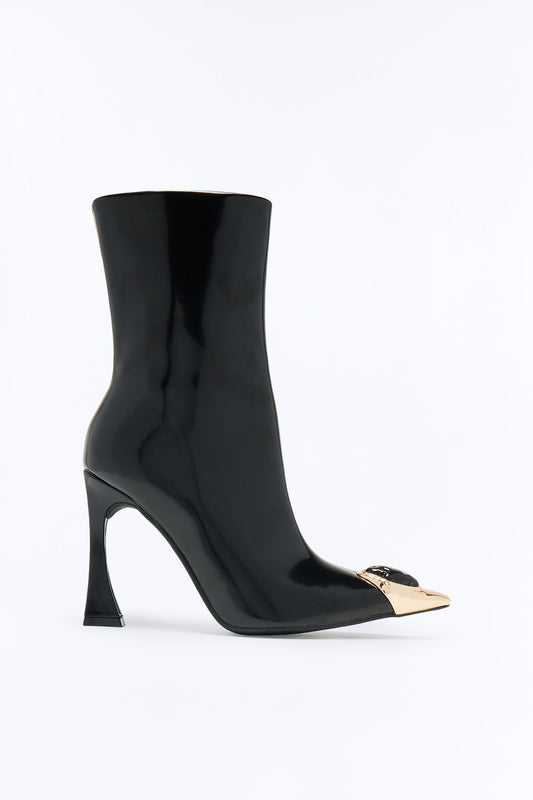 Stone Age Jewel Booties - Black