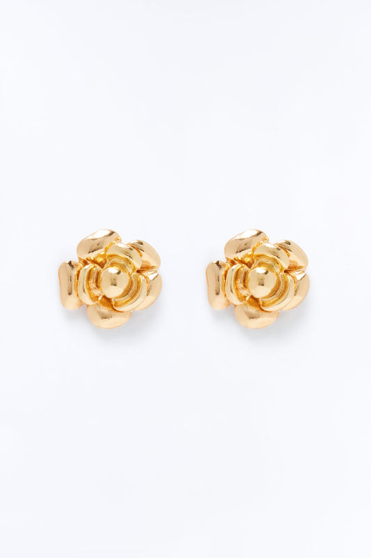 Rosie Stud Earrings - Gold