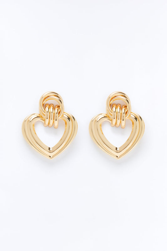 Dearest Heart Earrings - Gold