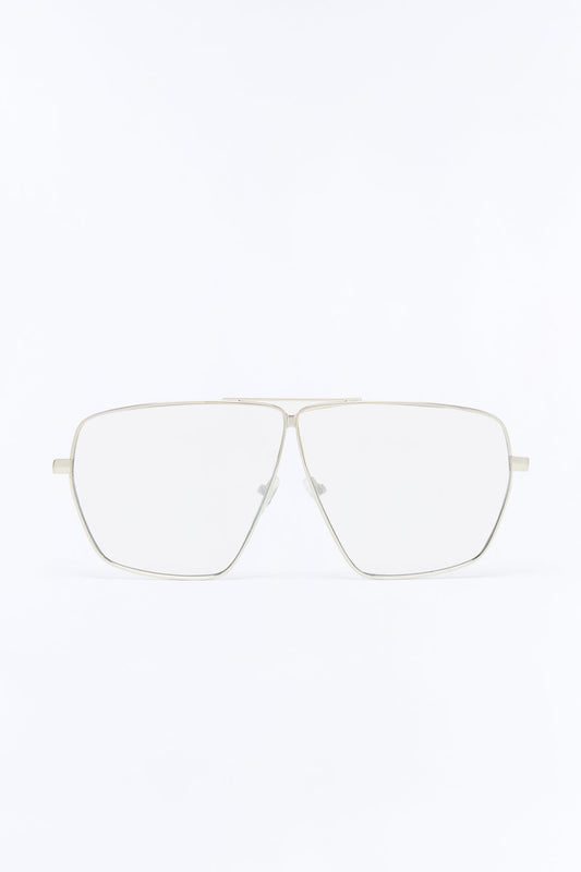 Camelia Aviator Sunglasses - Silver