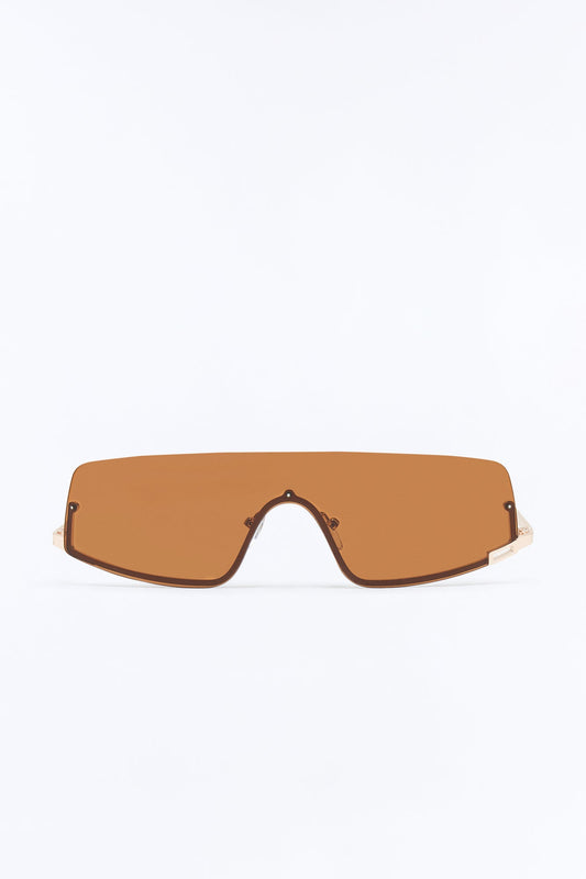 Legendary Shield Sunglasses - Brown