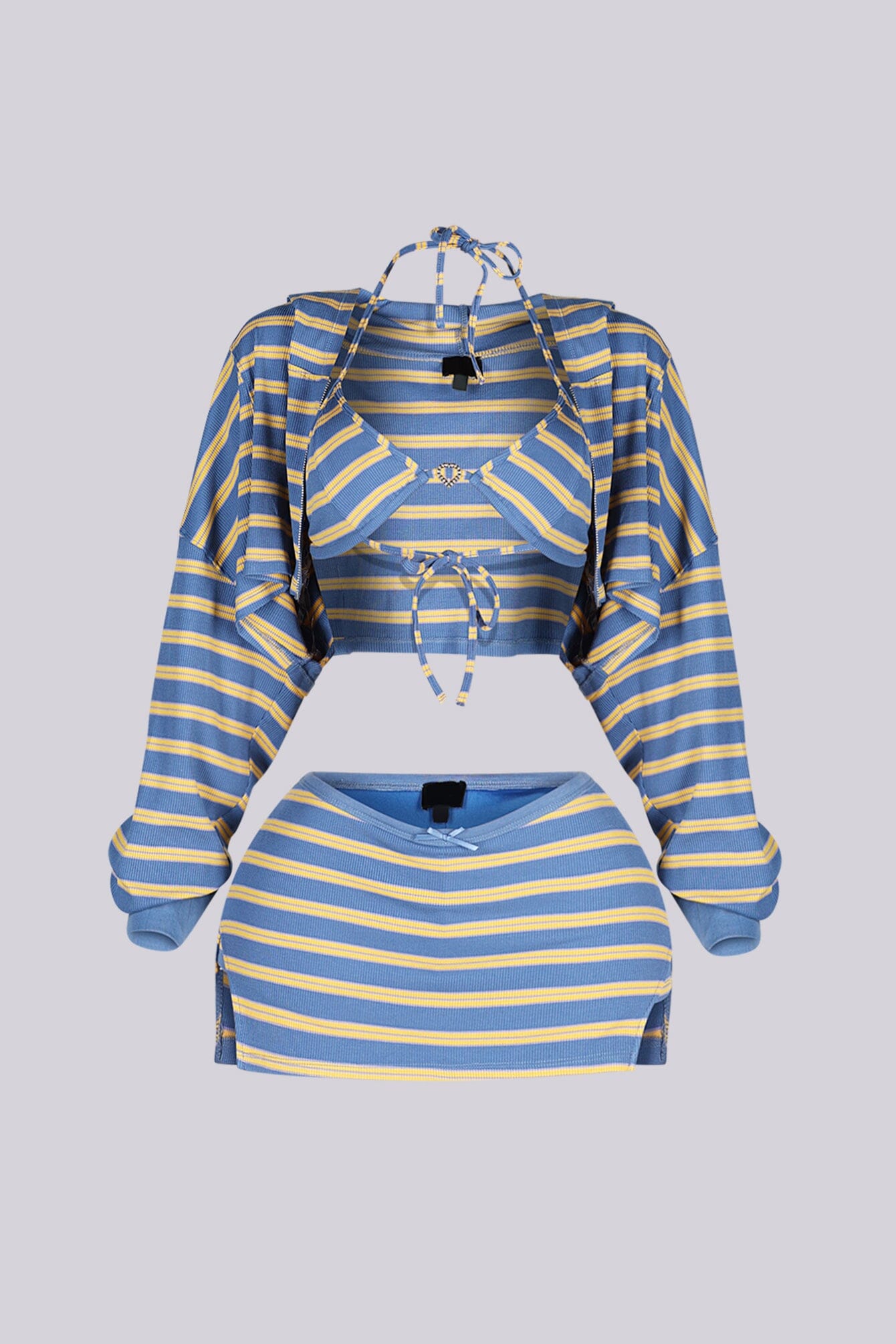 Peachy Fit 3 Piece Skirt SET