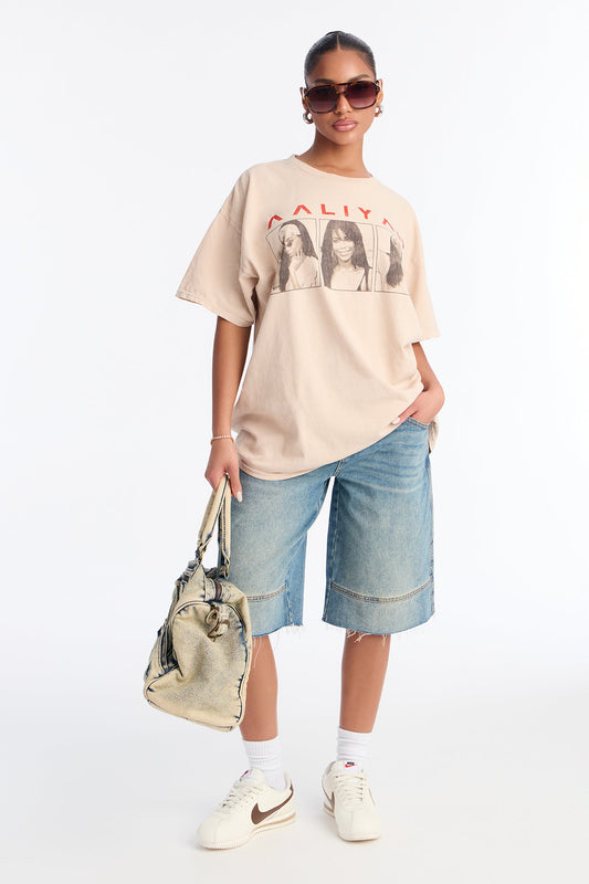 What To Wear Denim Jorts - Medium Wash