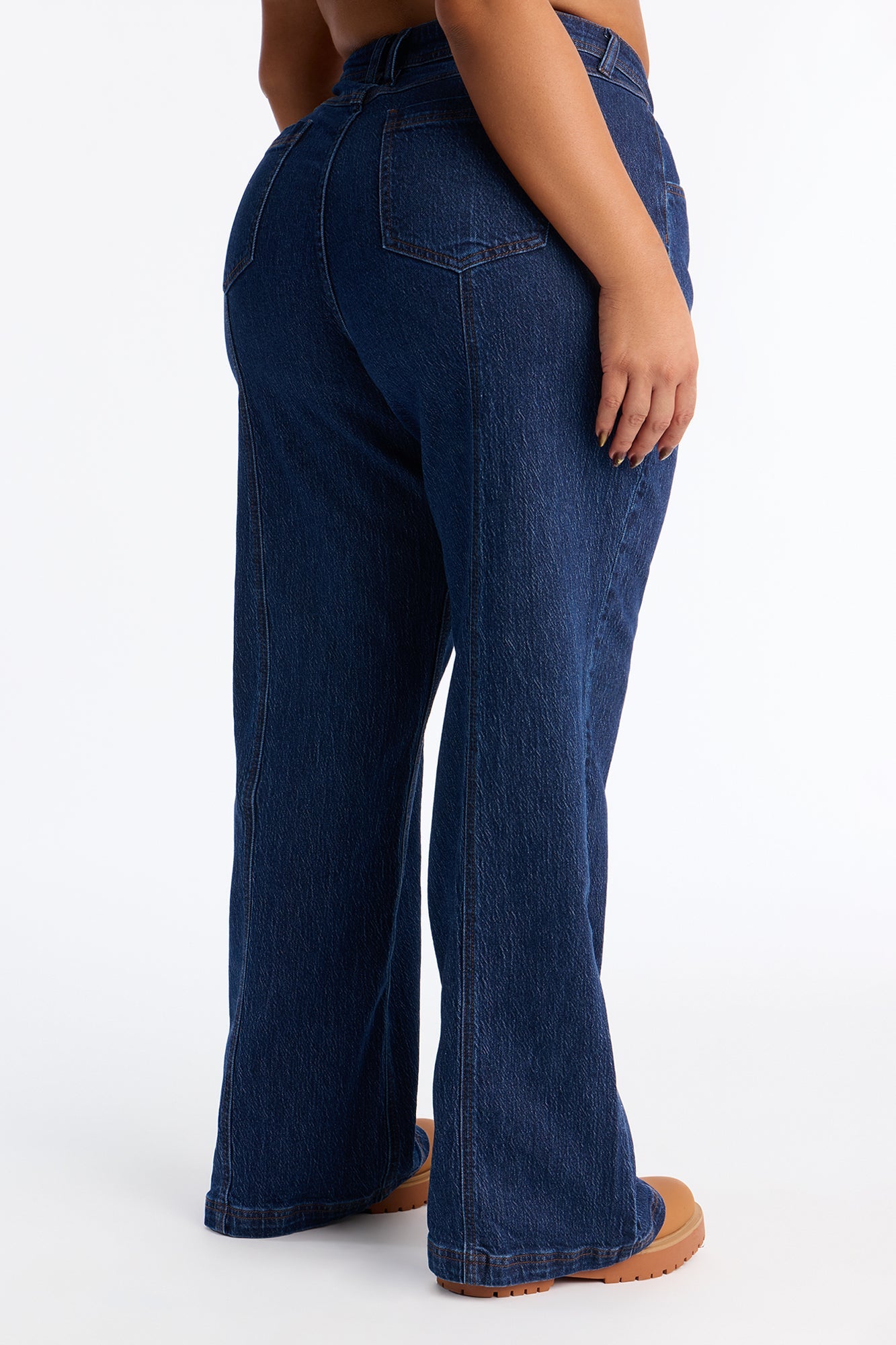 Lost In Love Stretch Straight Leg Jeans - Dark Wash