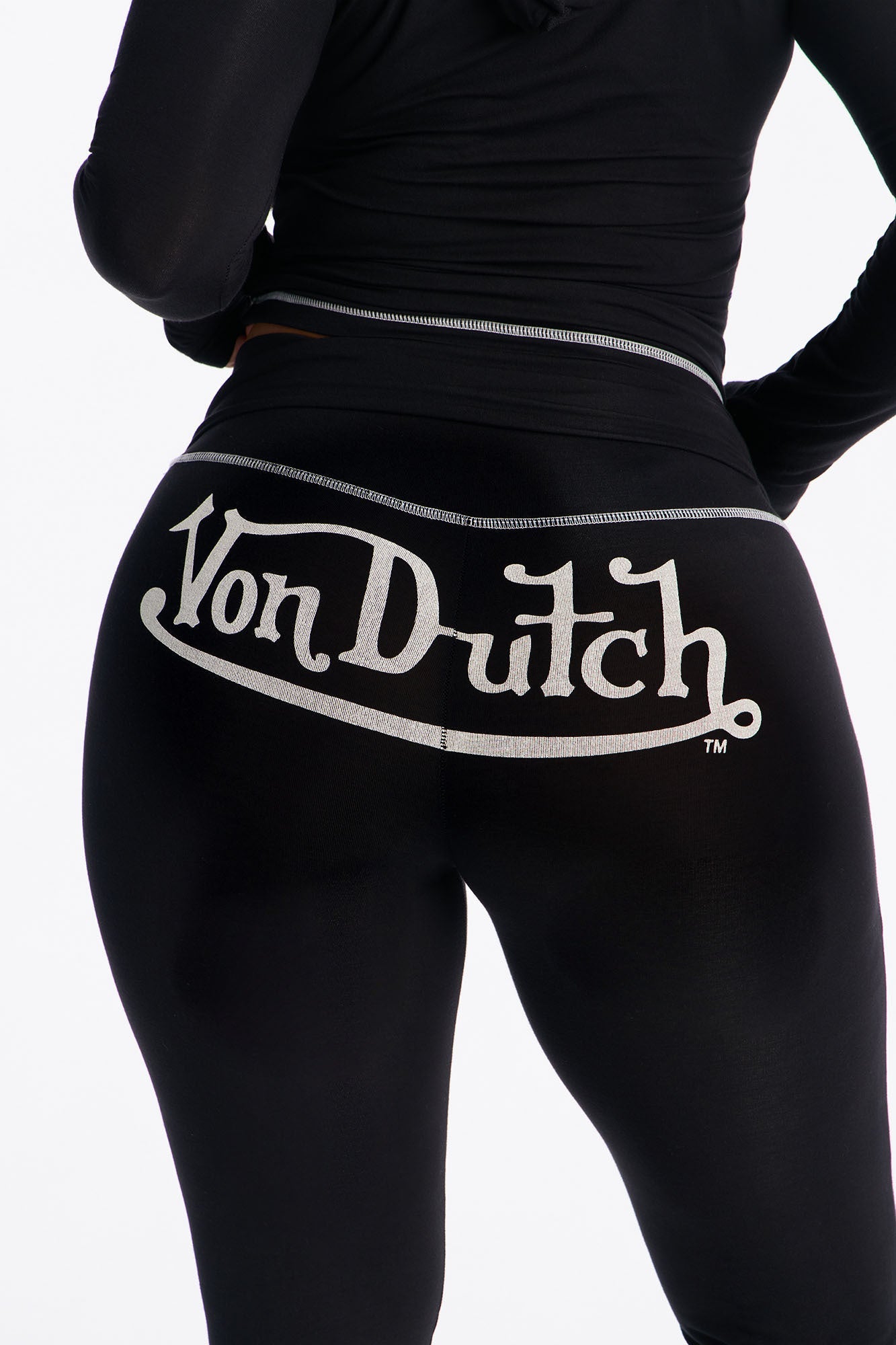 Von Dutch Keep It Cool Lounge Pant Set - Black