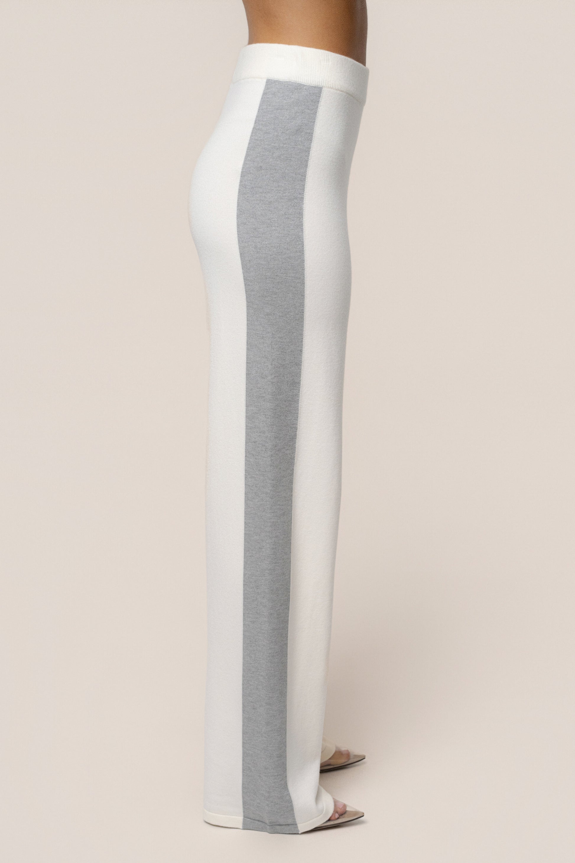 Ivory Chasing Fall Contrast Pant - ChicKloting