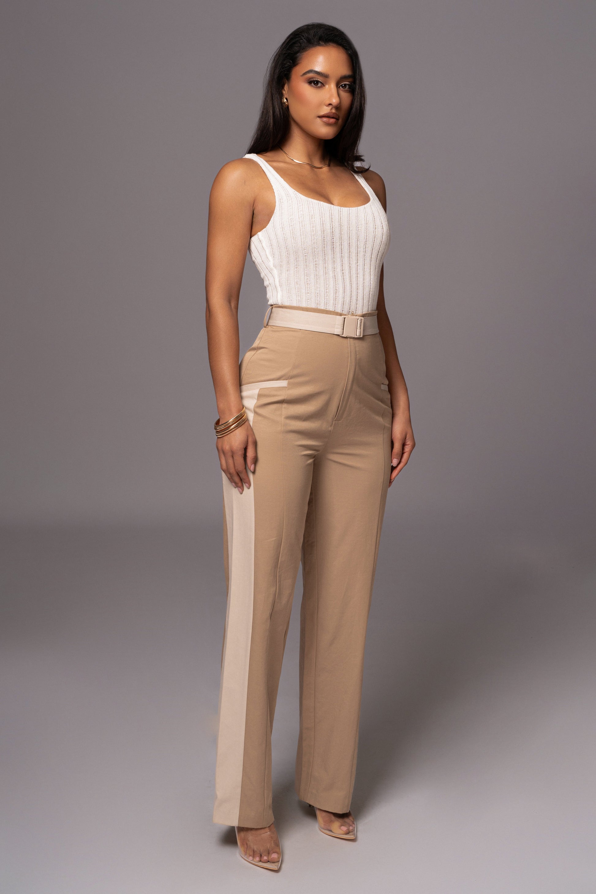 Khaki For The Moment Pants - ChicKloting