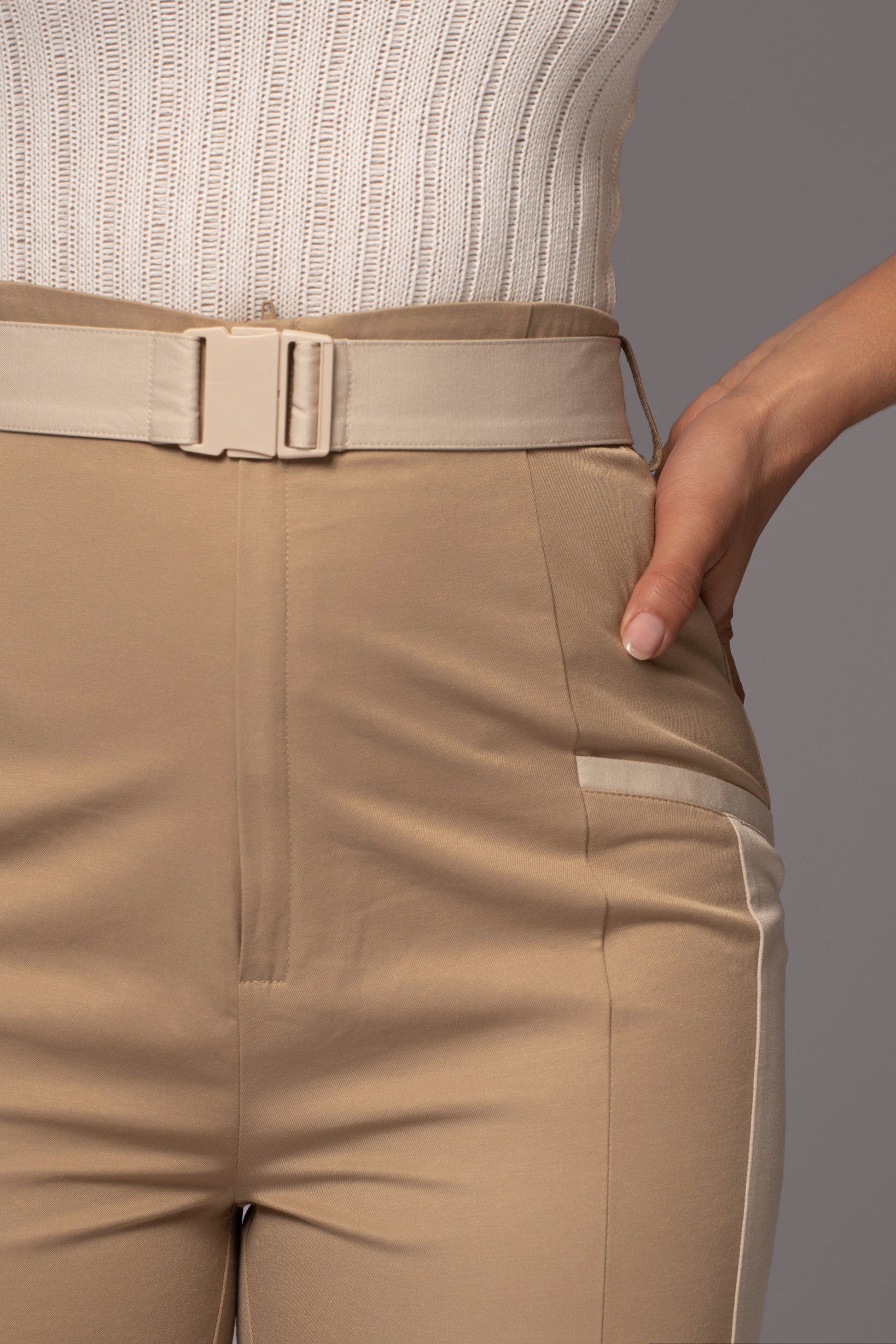 Khaki For The Moment Pants - ChicKloting