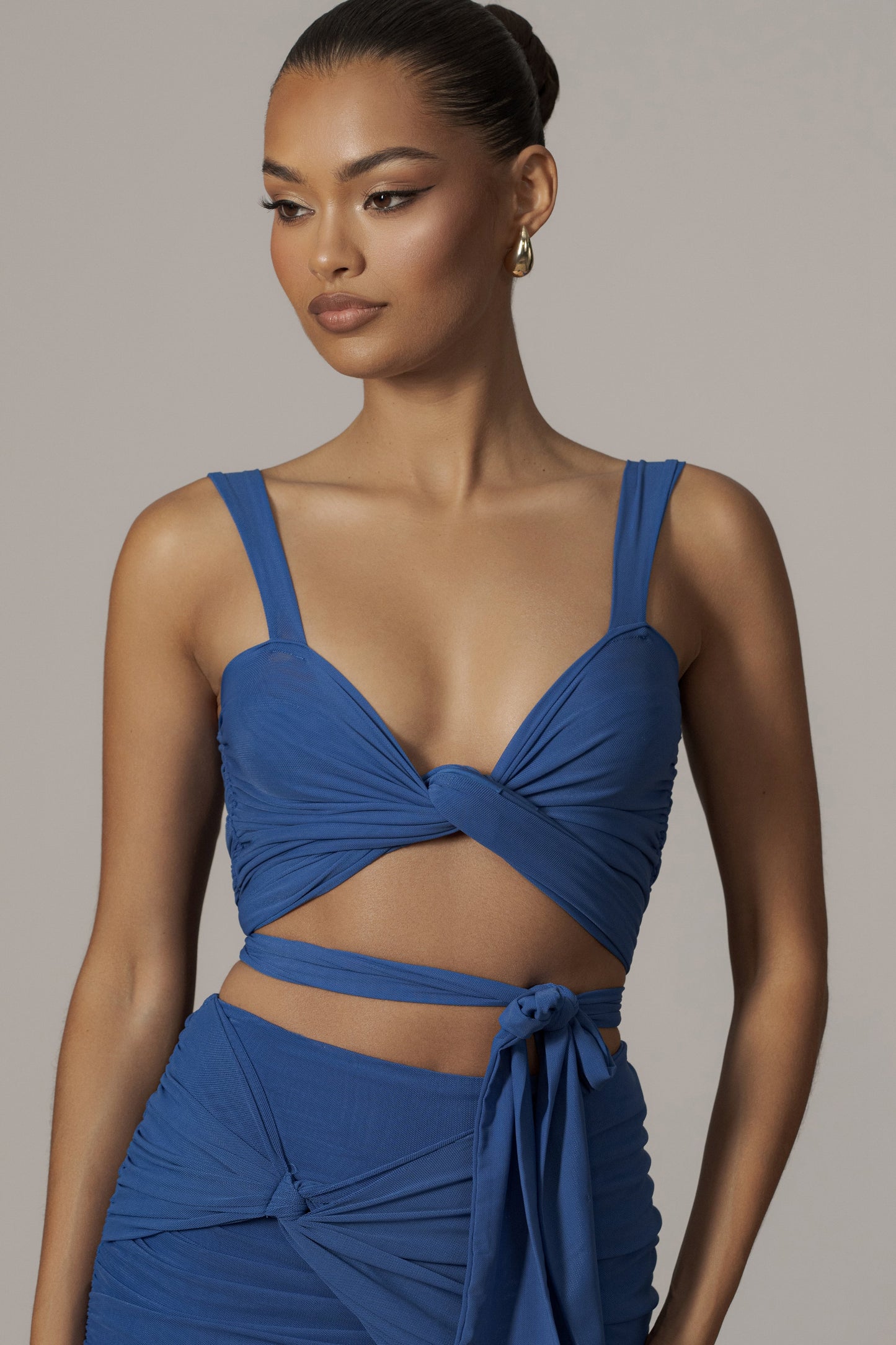 Royal Blue Extend Your Stay Skirt Set