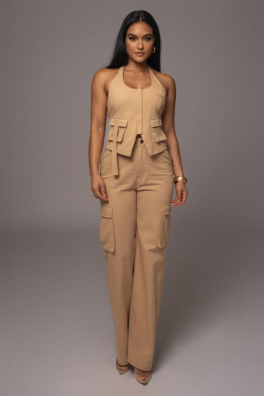 Tan Aeris Pant Set