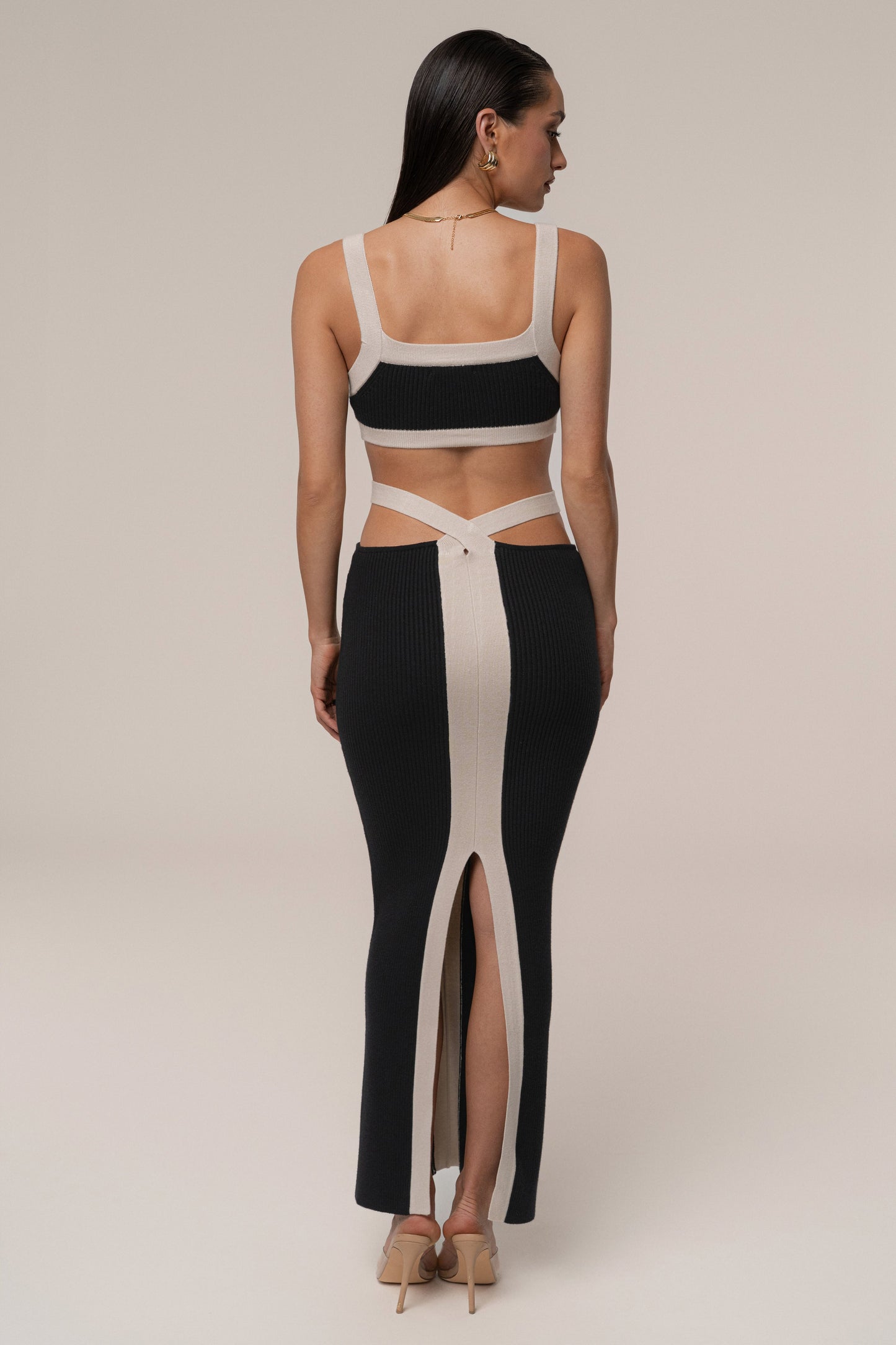 Black/Milk Coastal Drift Skirt Set