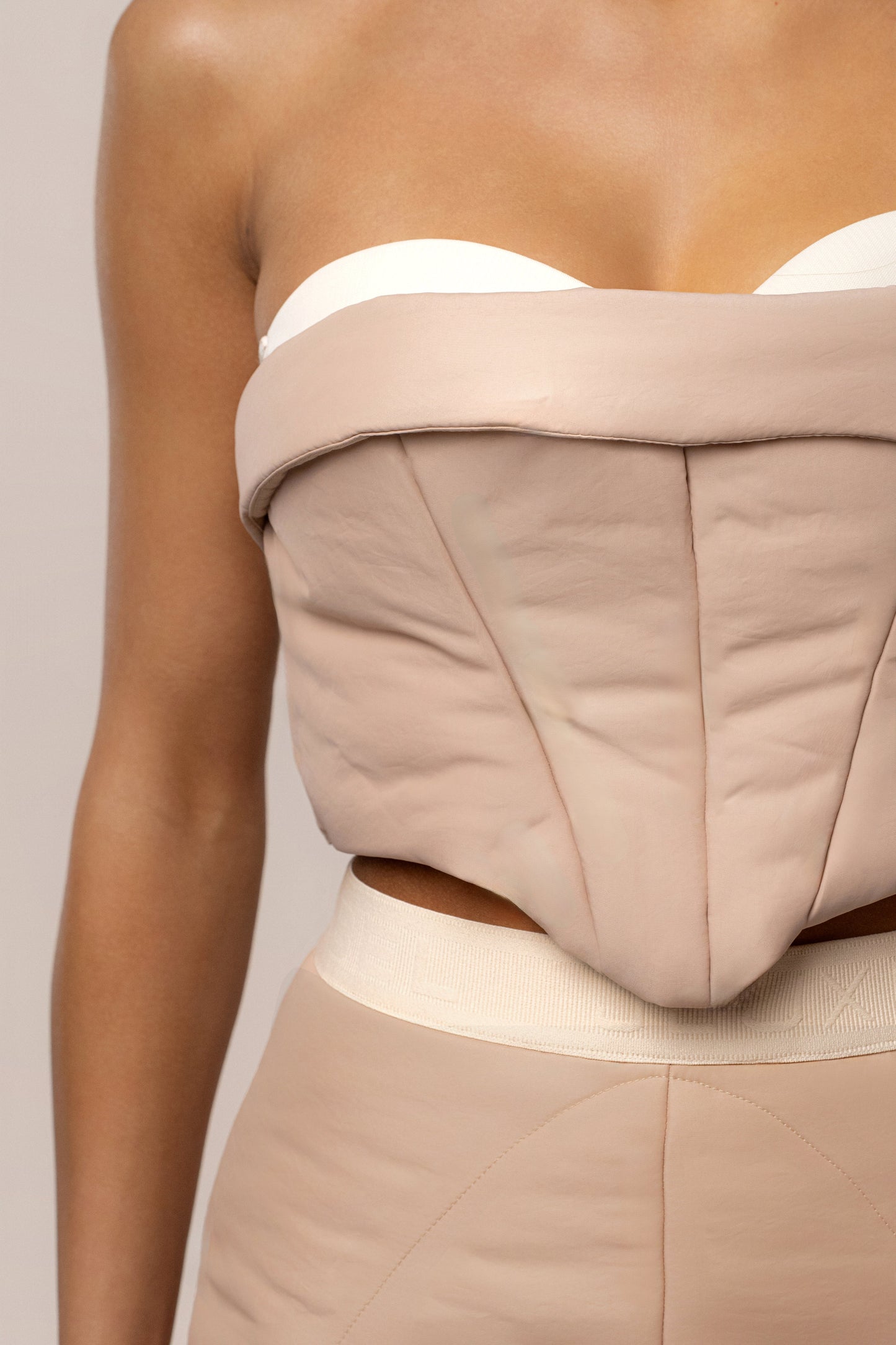 Beige Addyson Skirt Set