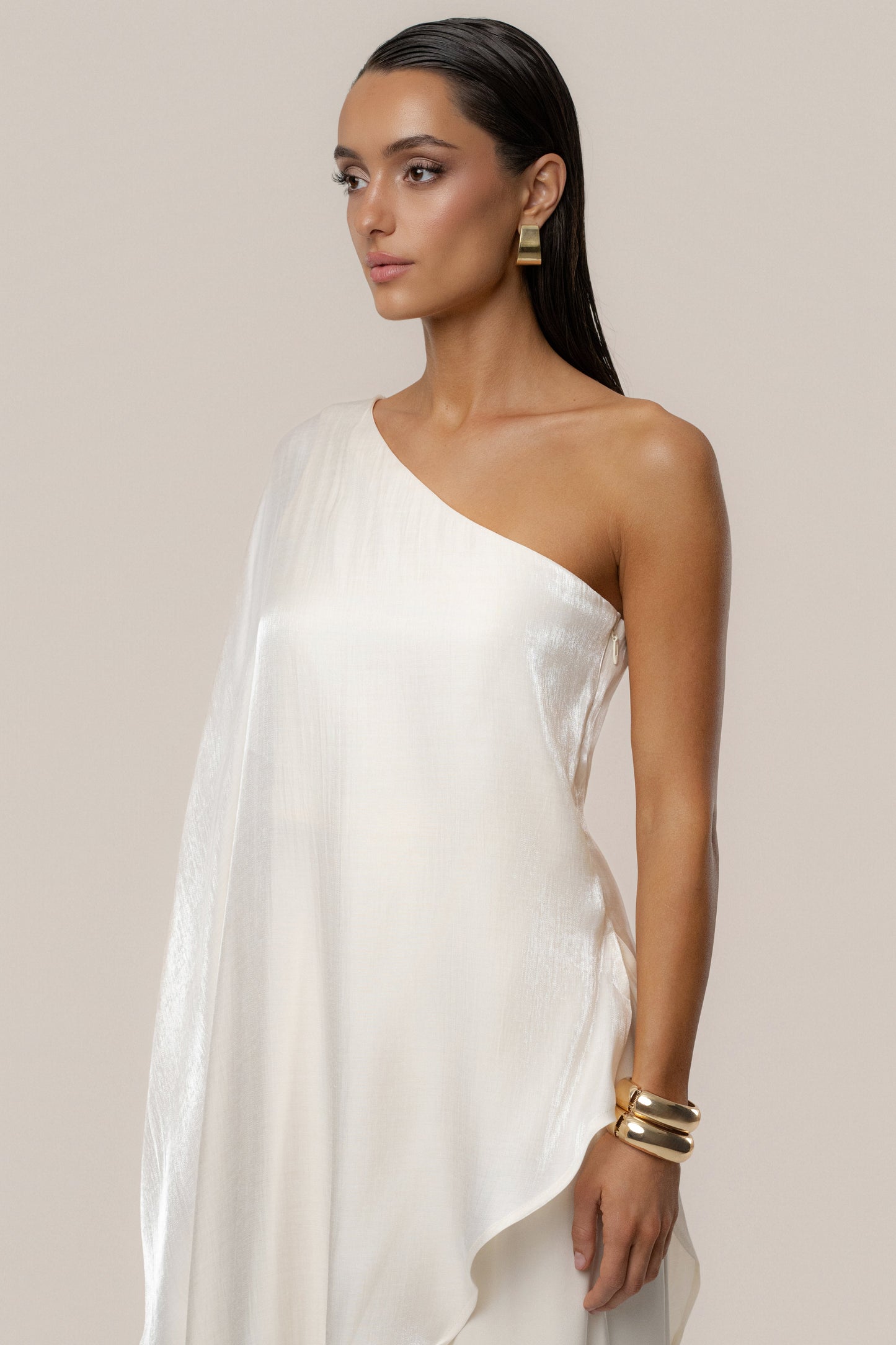 Champagne Cher Iridescent Top